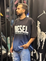 "تیشرت با چاپ پفکی دیزل "