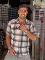 پیراهن چهارخانه پارچه اعلا. کیفیت عالی پوشاک مردانه