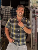 پیراهن چهارخانه پارچه اعلا. کیفیت عالی پوشاک مردانه