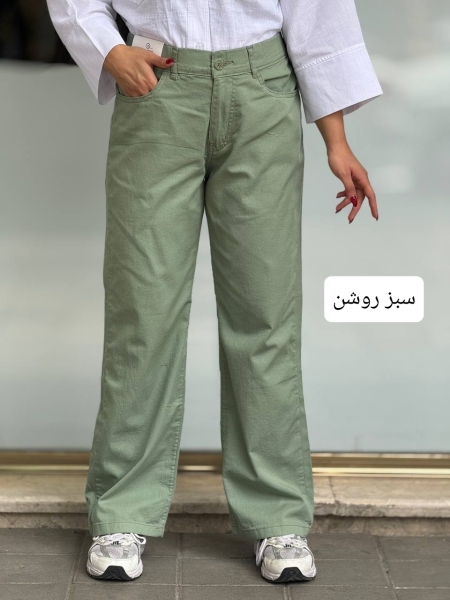 کتان نیم بگ زینا پشت کش