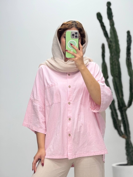 مانتو باکسی استین 3رب