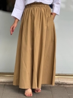 دامن لینن کمرچین