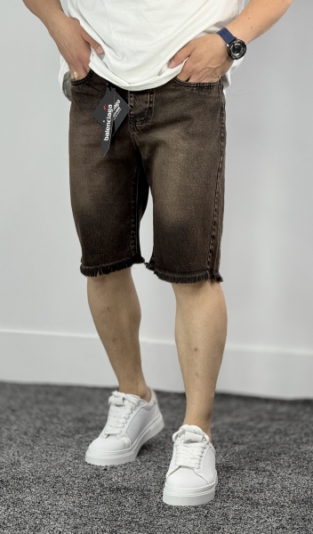 شلوارک جین ترک ساده