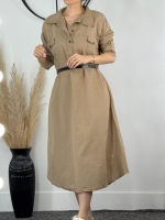 کفتان لینن نسکافه ای