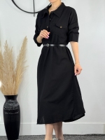 کفتان لینن مشکی