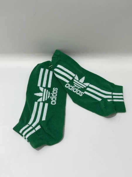 جوراب نیم ساق سه خط ADIDAS سبز