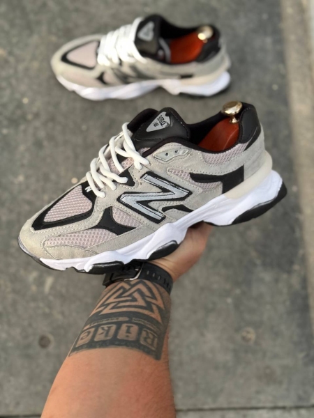 کتونی اسپرت نیوبالانس 9060 طوسی مشکی نقره ای